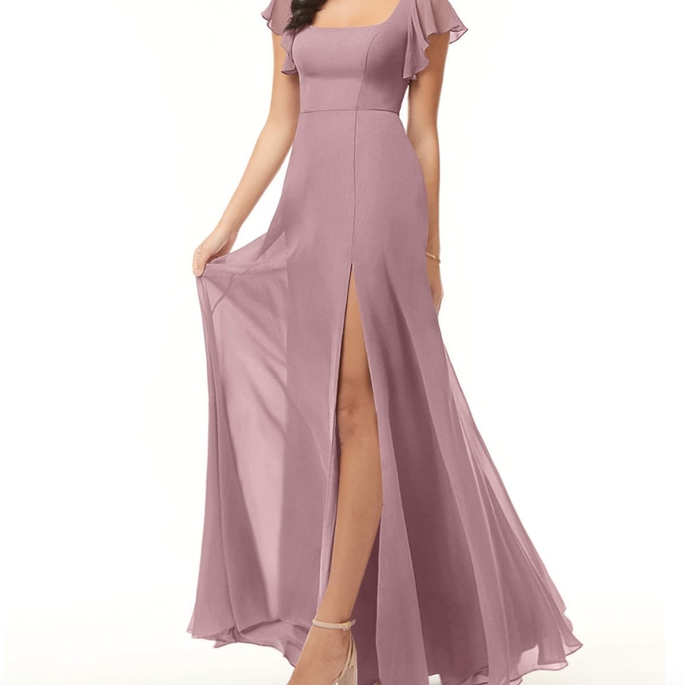 Chiffon Floor Length Bridesmaid Dress